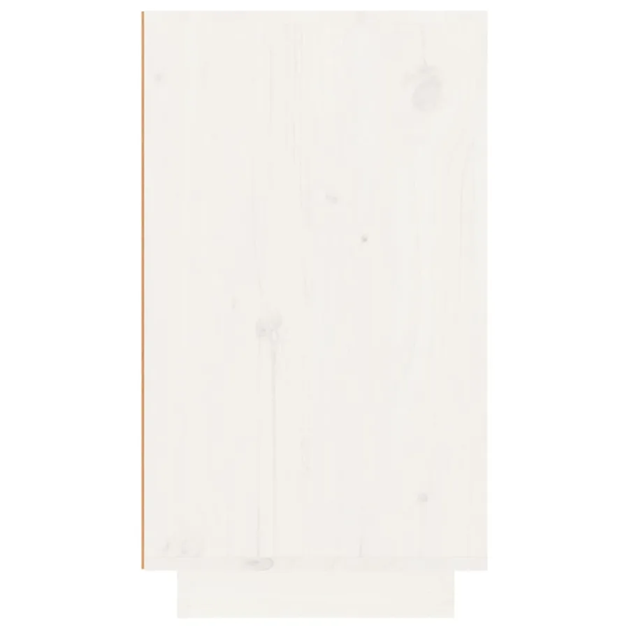Armoire à vin Blanc 23x34x61 cm Bois de pin massif - 6