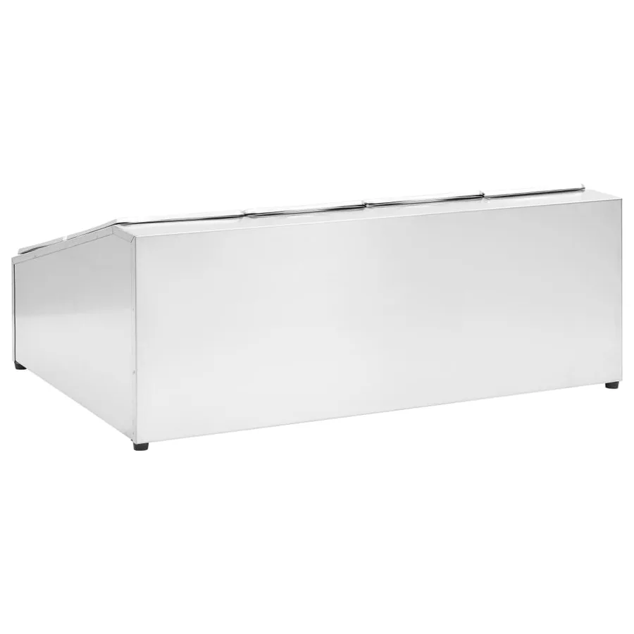 Récipient Gastronorm avec 8 bacs GN 1/6 Acier inoxydable - 5