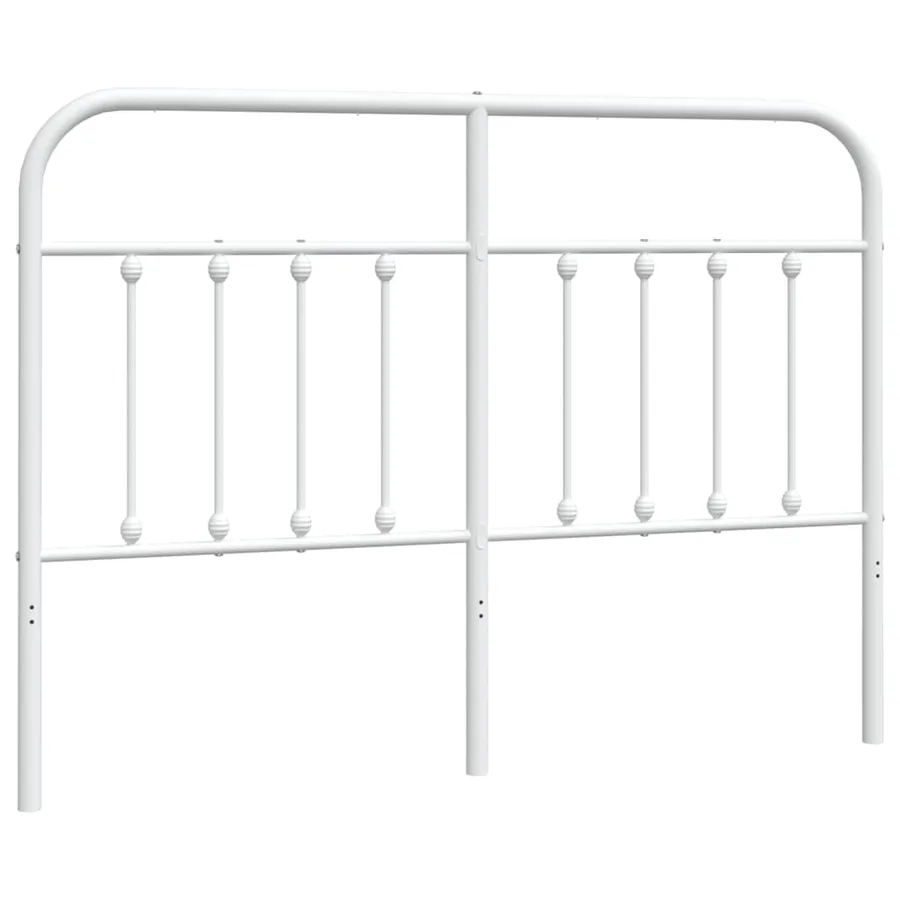 Tête de lit de remplacement métal blanc 140 cm - 2