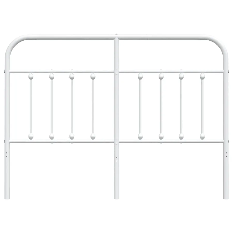 Tête de lit de remplacement métal blanc 140 cm - 4