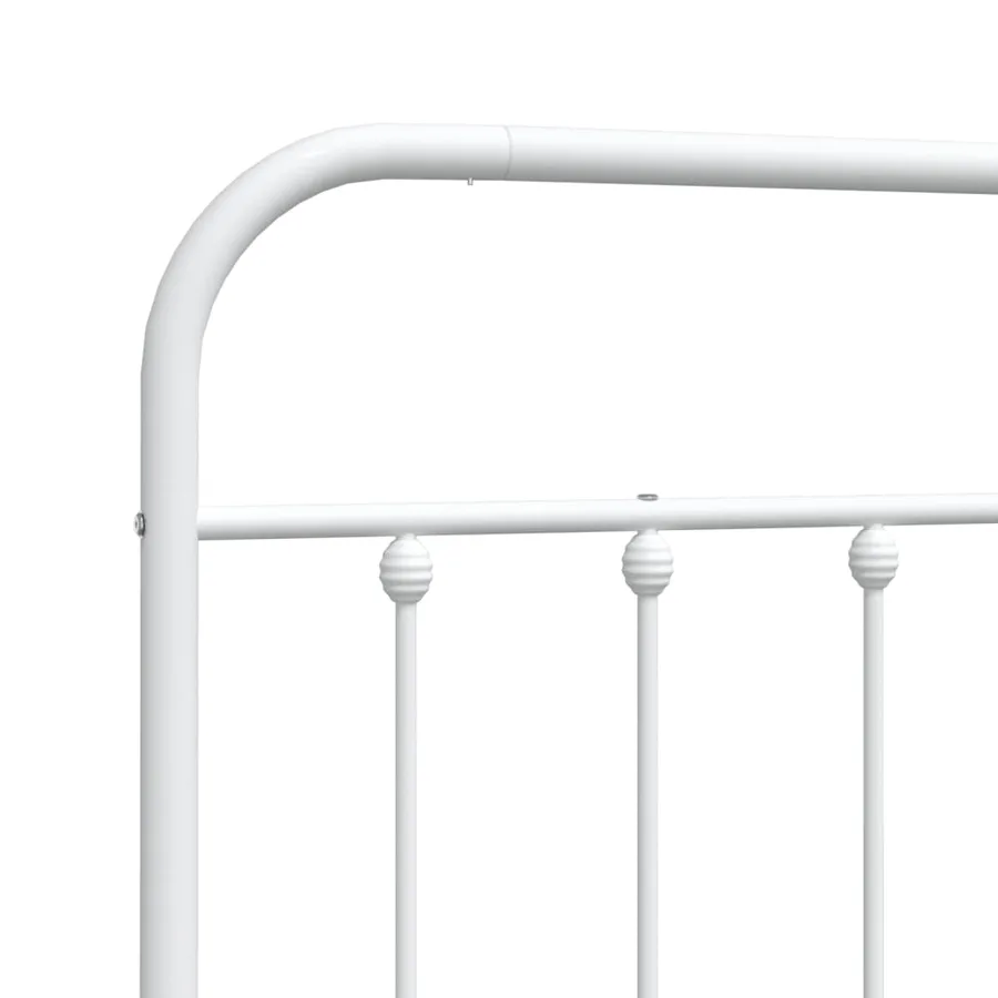 Tête de lit de remplacement métal blanc 140 cm - 6