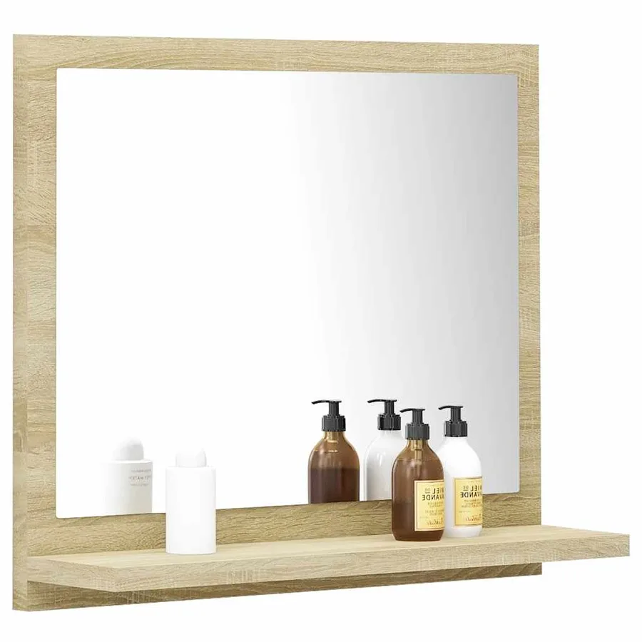 Miroir salle de bain chêne sonoma 40x10,5x37cm Bois ingénierie - 3