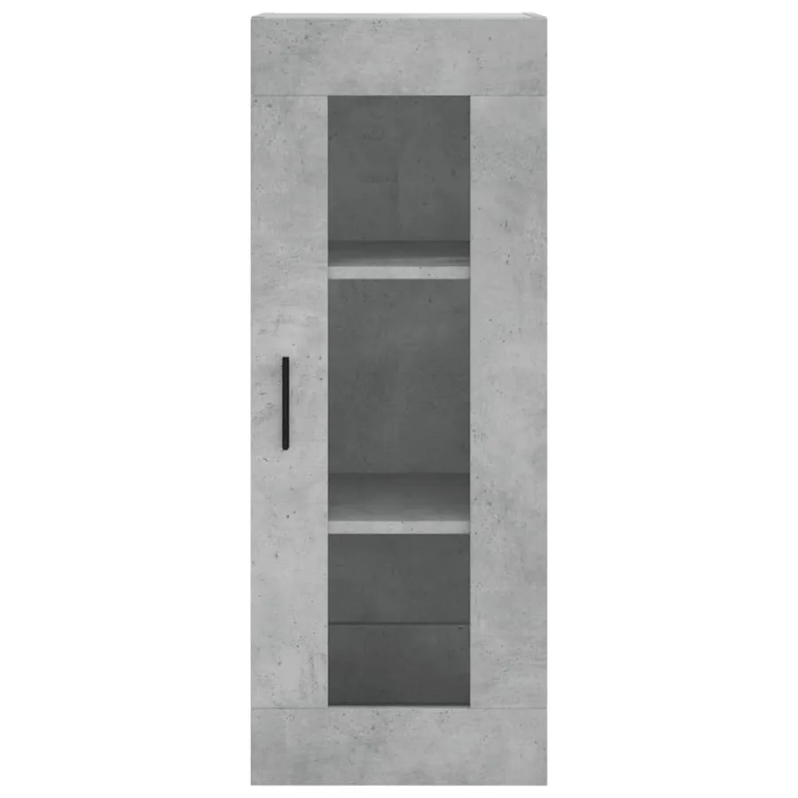 Armoire murale gris béton 34,5x34x90 cm - 6