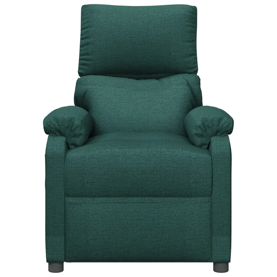 Fauteuil inclinable Vert foncé Tissu - 3
