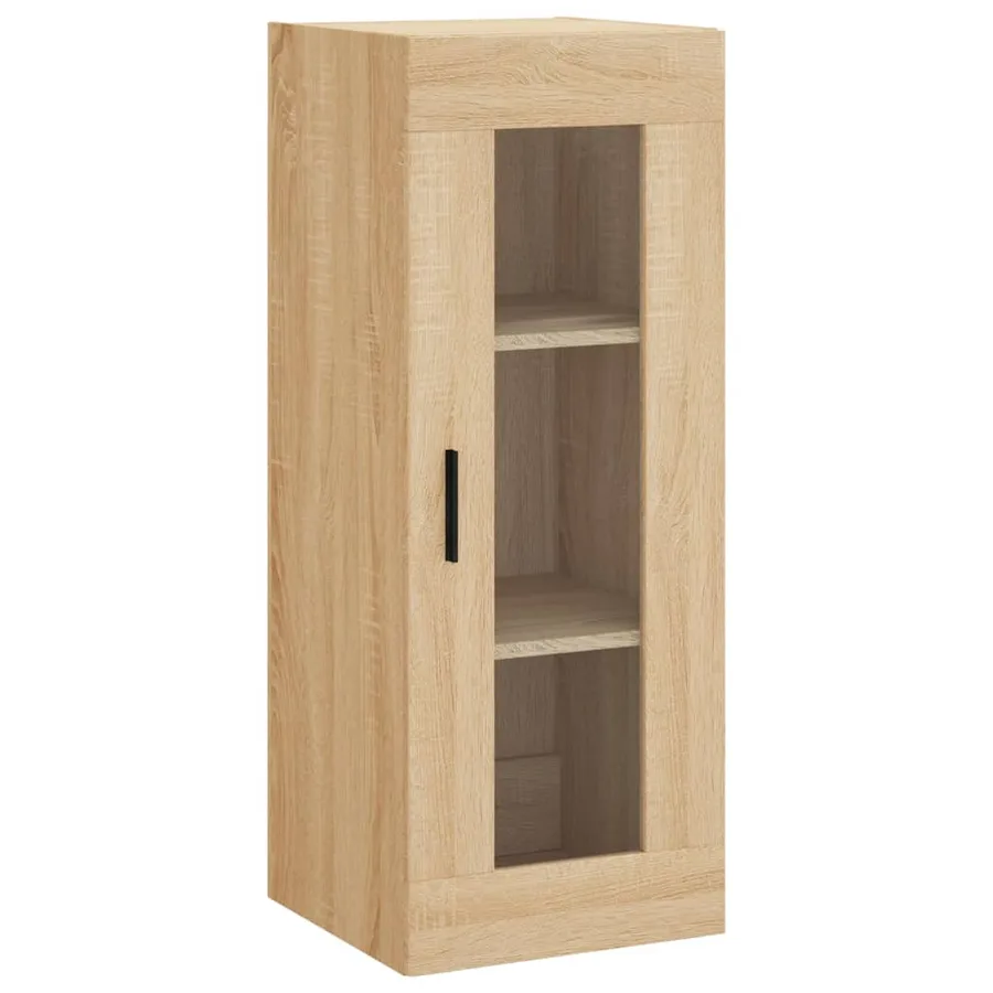 Buffet haut Chêne sonoma 34,5x34x180 cm Bois d'ingénierie - 4