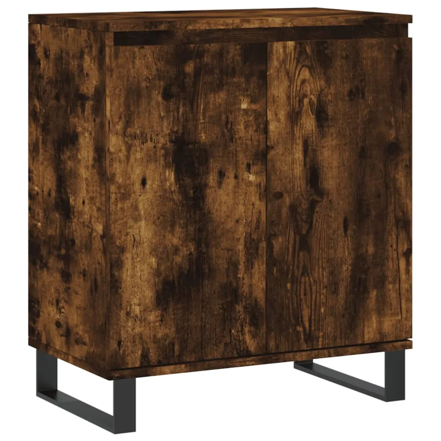 Buffet Chêne fumé 60x35x70 cm Bois d'ingénierie - 2