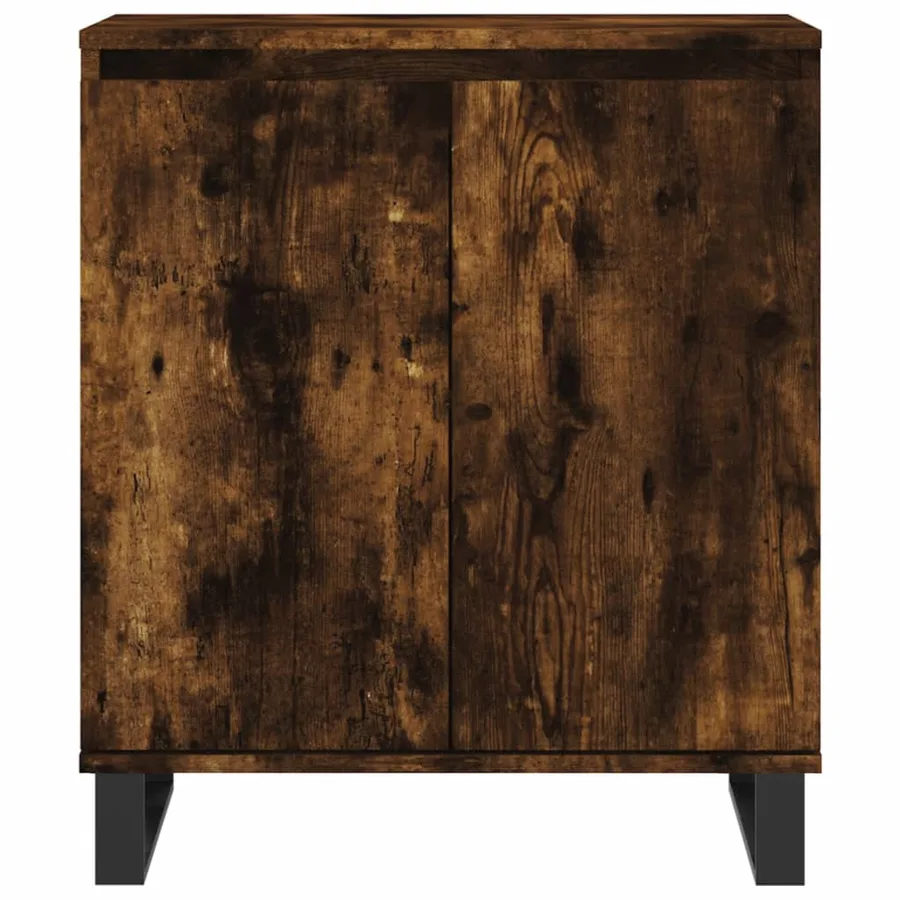 Buffet Chêne fumé 60x35x70 cm Bois d'ingénierie - 5