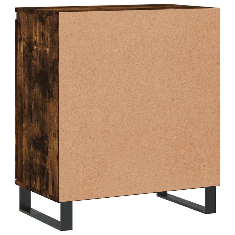 Buffet Chêne fumé 60x35x70 cm Bois d'ingénierie - 8