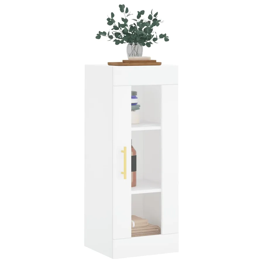 Armoire murale blanc 34,5x34x90 cm - 4