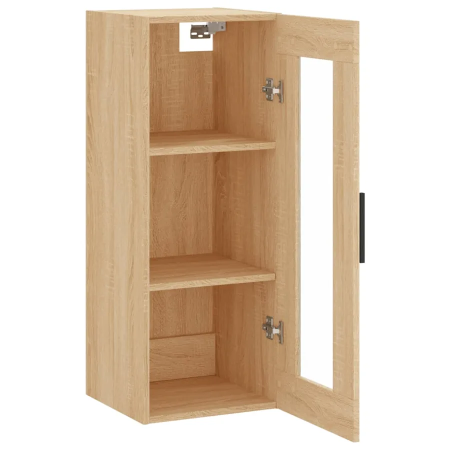 Armoire murale chêne sonoma 34,5x34x90 cm - 7