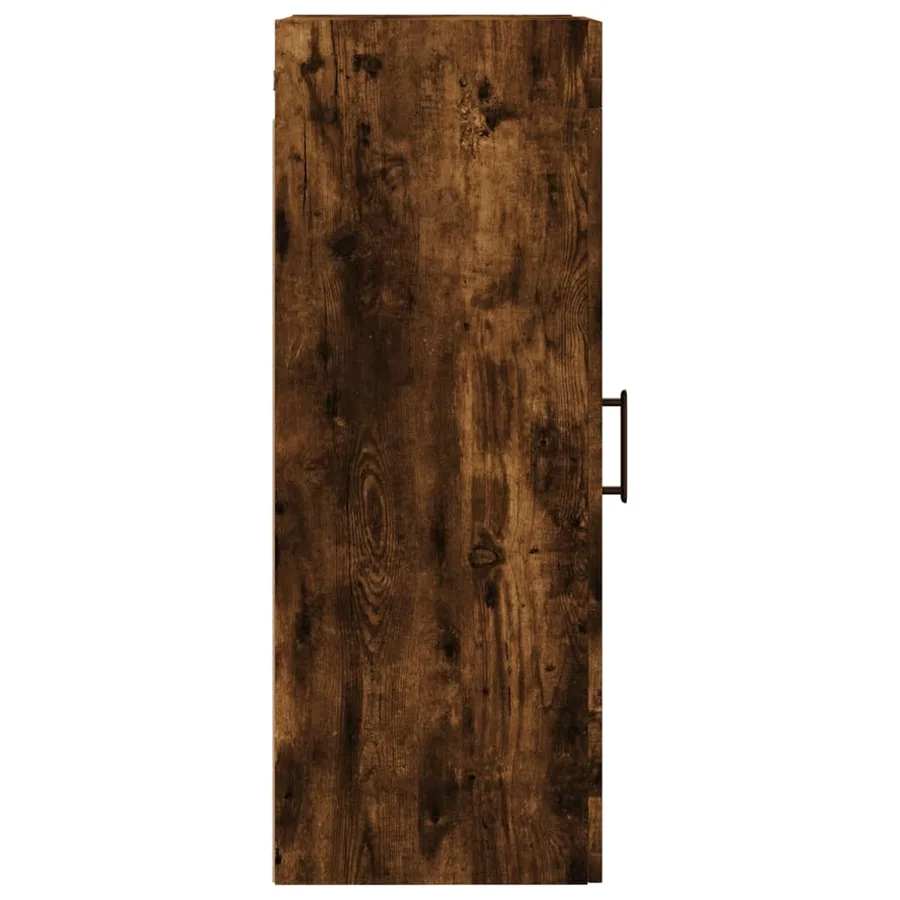 Armoire murale chêne fumé 34,5x34x90 cm - 8