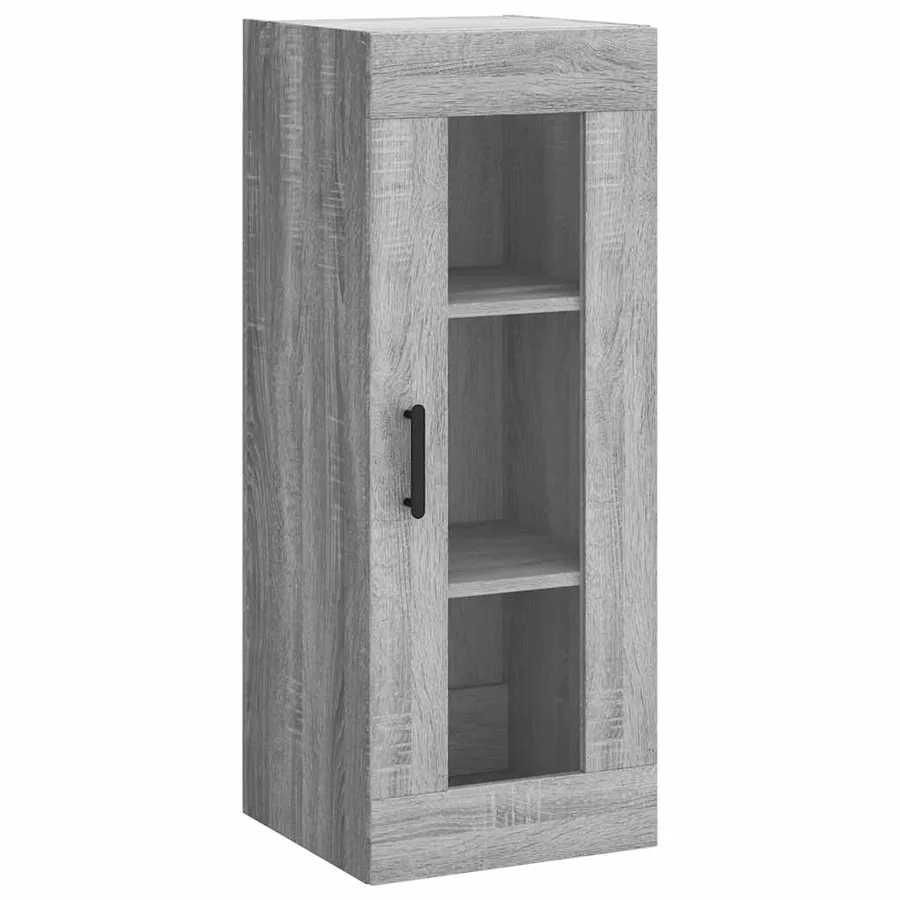 Buffet haut Sonoma gris 34,5x34x180 cm Bois d'ingénierie - 5