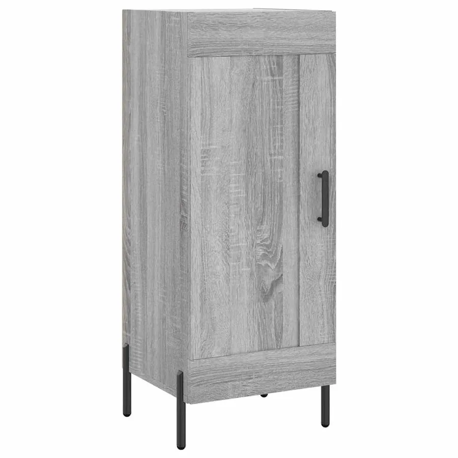 Buffet haut Sonoma gris 34,5x34x180 cm Bois d'ingénierie - 7