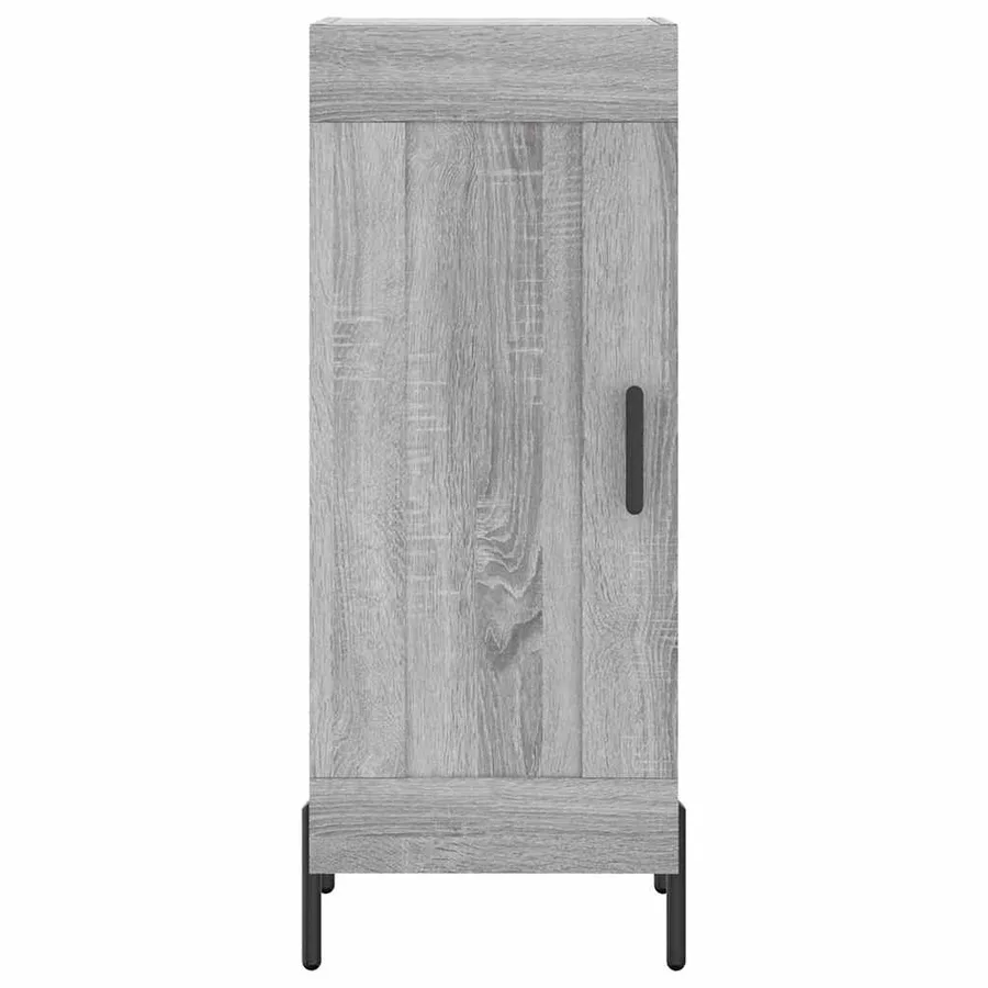 Buffet haut Sonoma gris 34,5x34x180 cm Bois d'ingénierie - 8