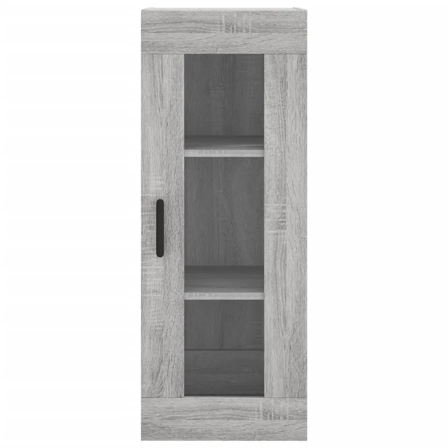 Buffet haut Sonoma gris 34,5x34x180 cm Bois d'ingénierie - 6
