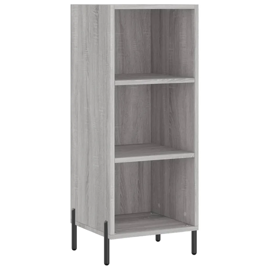 Buffet haut Sonoma gris 34,5x34x180 cm Bois d'ingénierie - 7