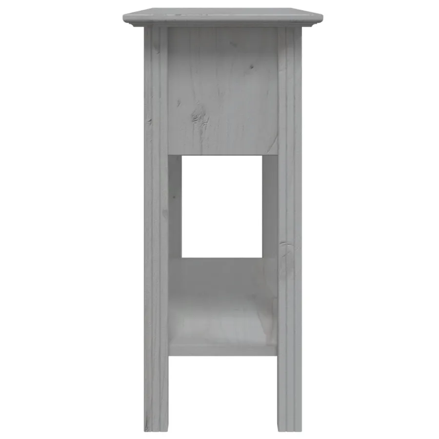 Table console BODO gris 91x35x74 cm bois de pin massif - 5
