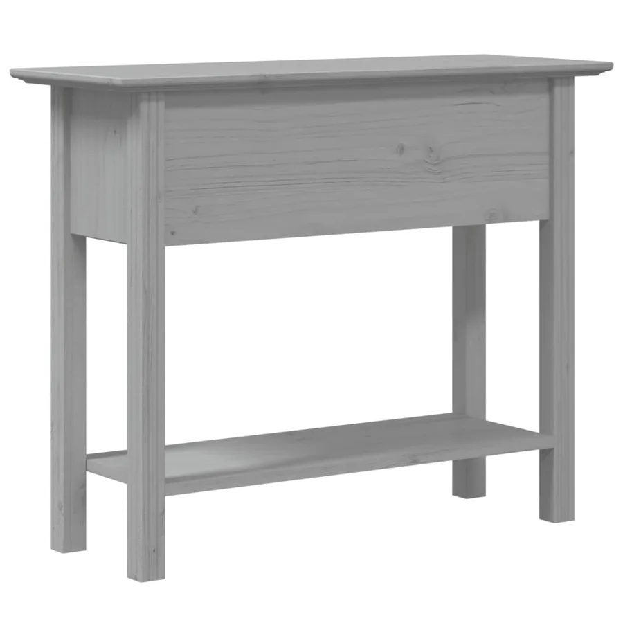 Table console BODO gris 91x35x74 cm bois de pin massif - 6