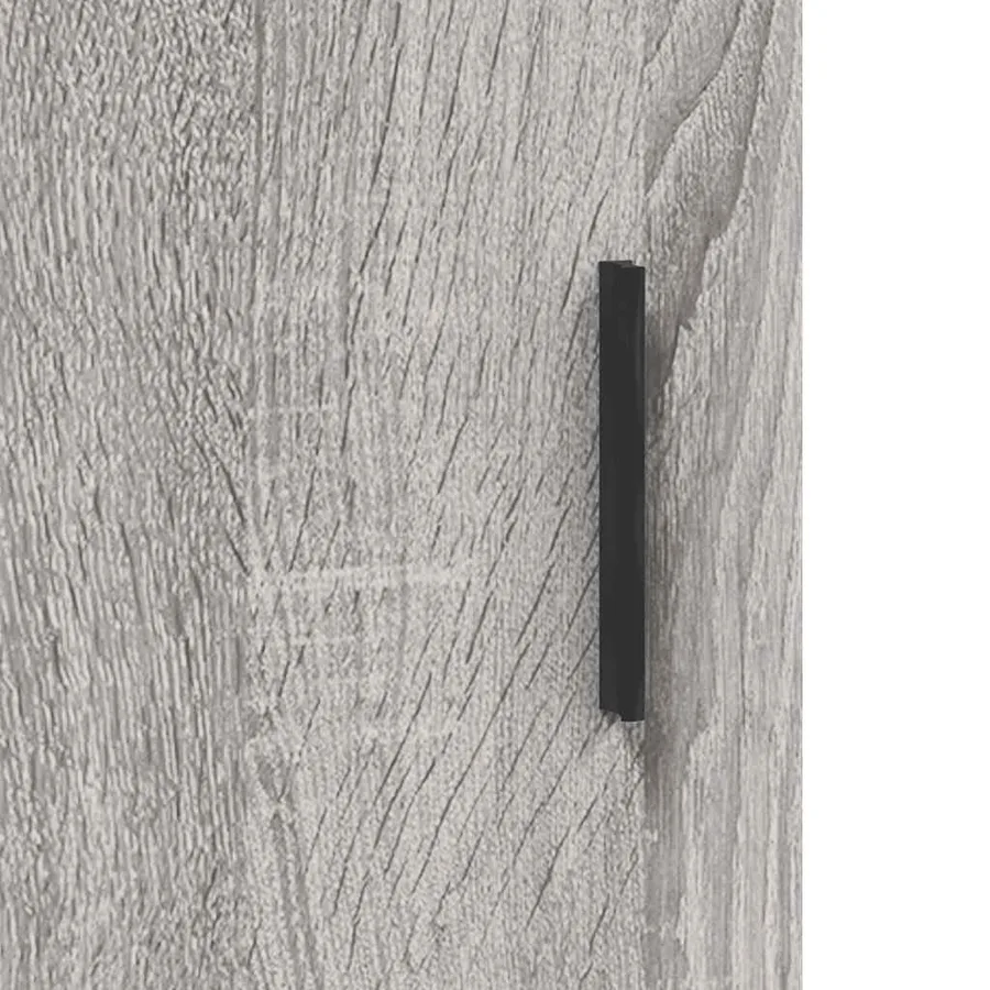 Buffet haut Sonoma gris 69,5x34x180 cm Bois d'ingénierie - 9