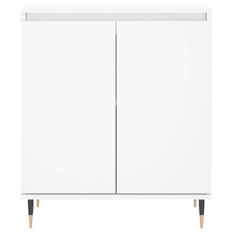 Buffet Blanc 60x35x70 cm Bois d'ingénierie - 5