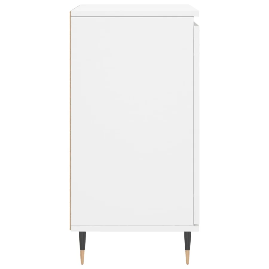 Buffet Blanc 60x35x70 cm Bois d'ingénierie - 7