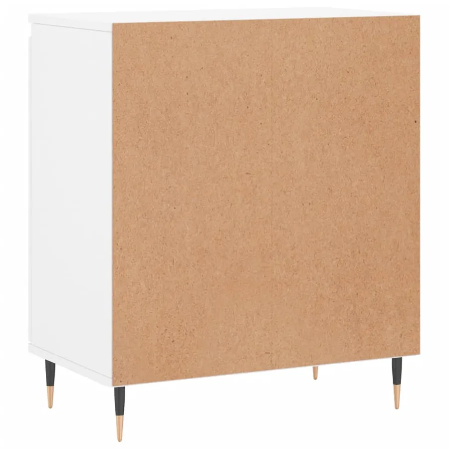 Buffet Blanc 60x35x70 cm Bois d'ingénierie - 8