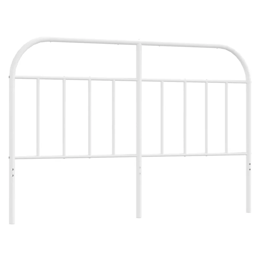 Tête de lit de remplacement métal blanc 135 cm - 2