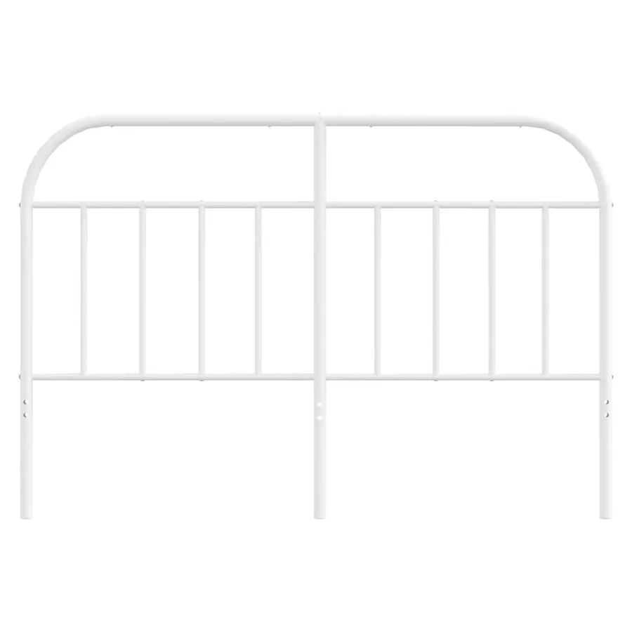 Tête de lit de remplacement métal blanc 135 cm - 4