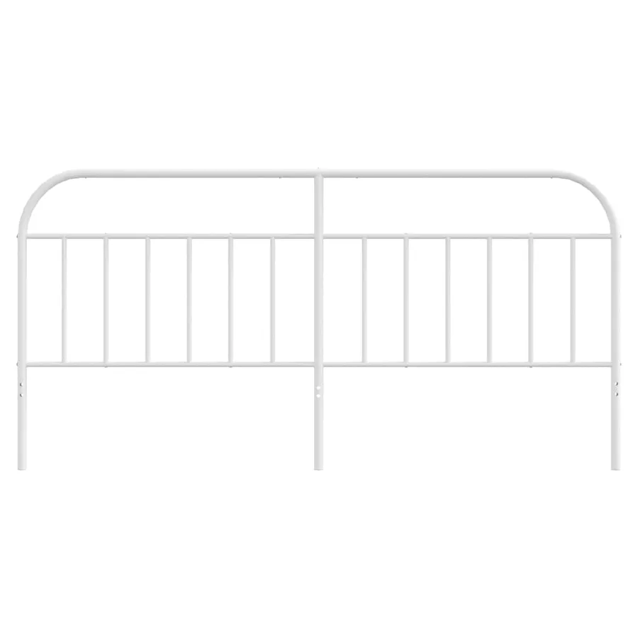 Tête de lit de remplacement métal blanc 193 cm - 4