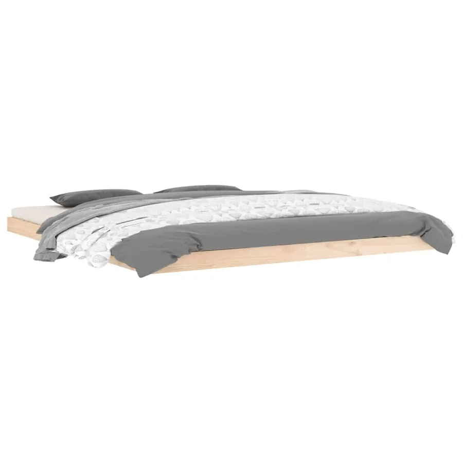 Cadre de lit sans matelas 180x200 cm bois massif de pin - 3