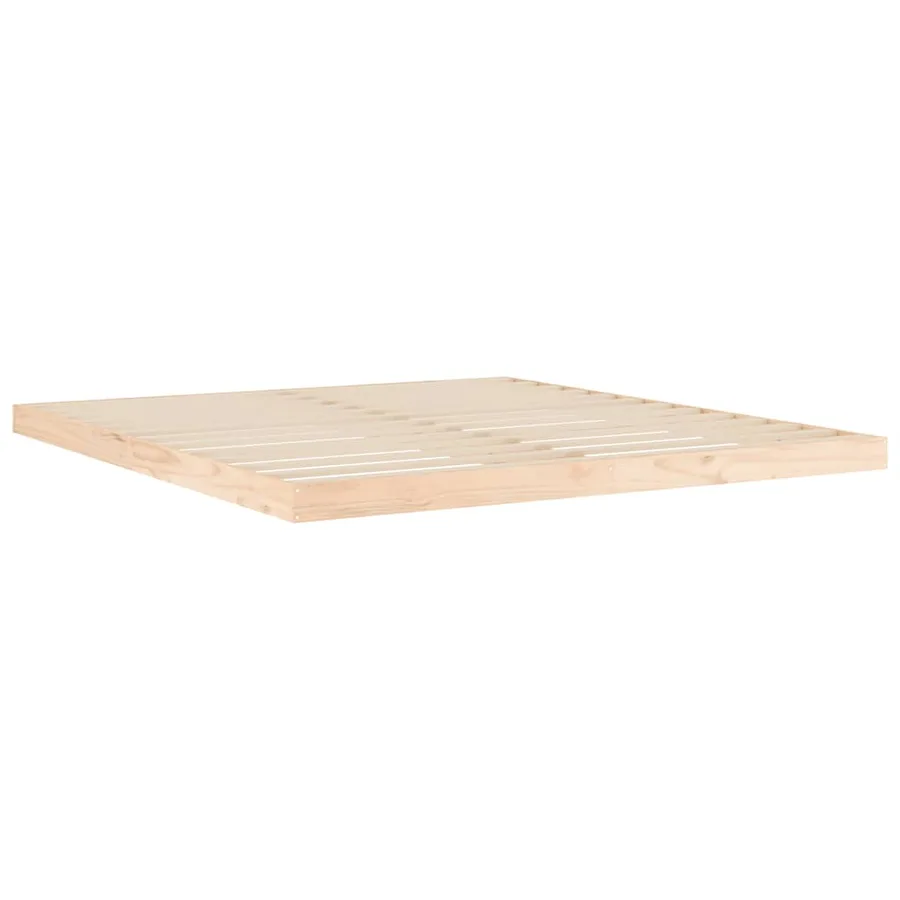 Cadre de lit sans matelas 180x200 cm bois massif de pin - 4