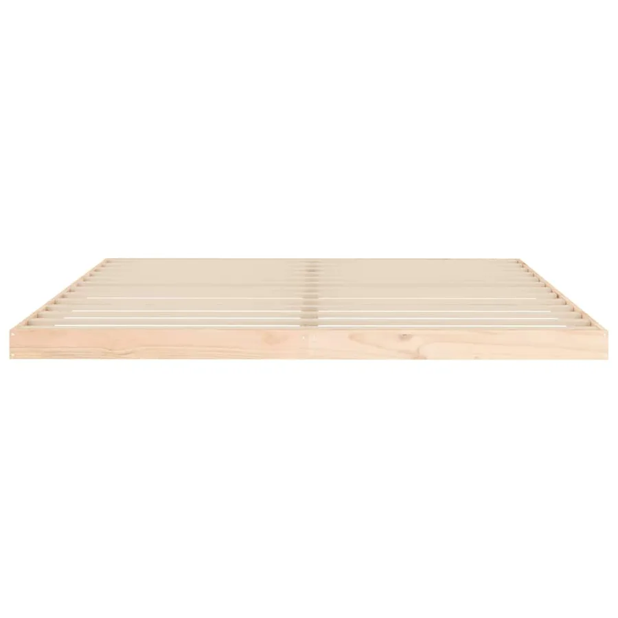 Cadre de lit sans matelas 180x200 cm bois massif de pin - 5