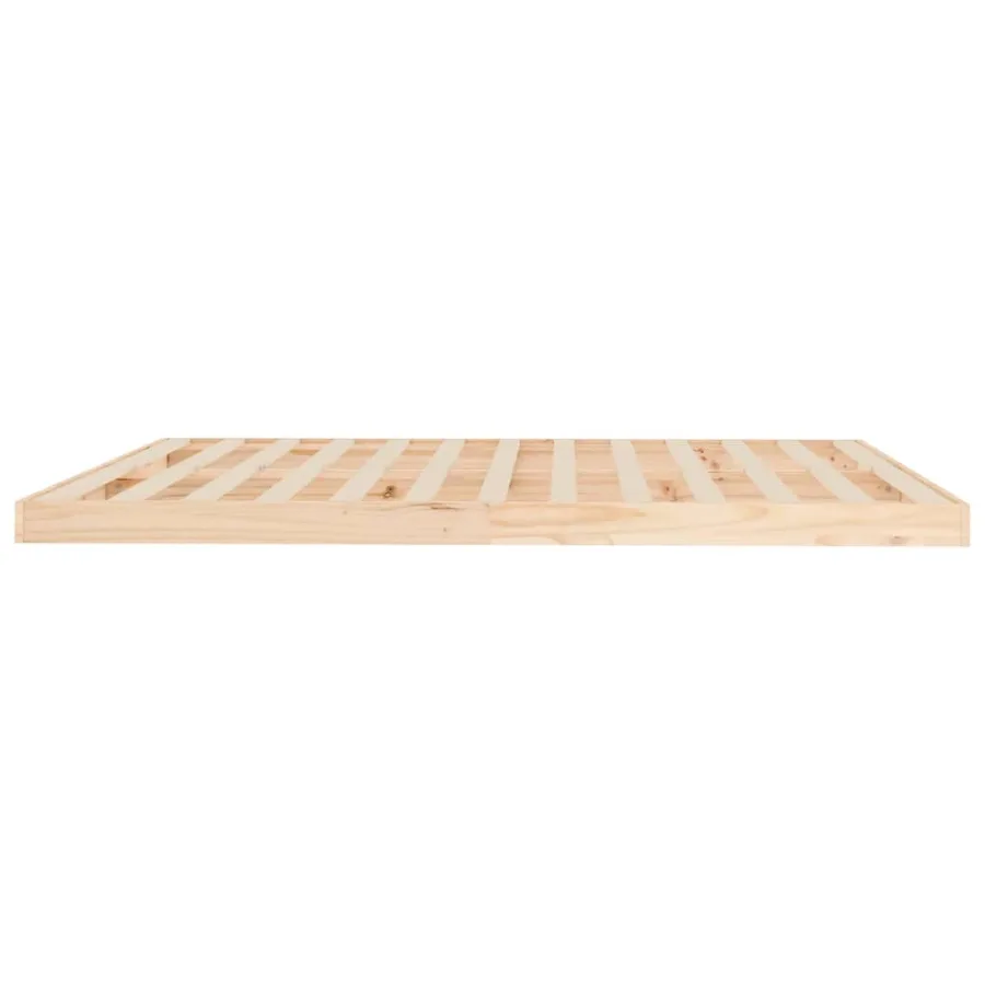 Cadre de lit sans matelas 180x200 cm bois massif de pin - 6