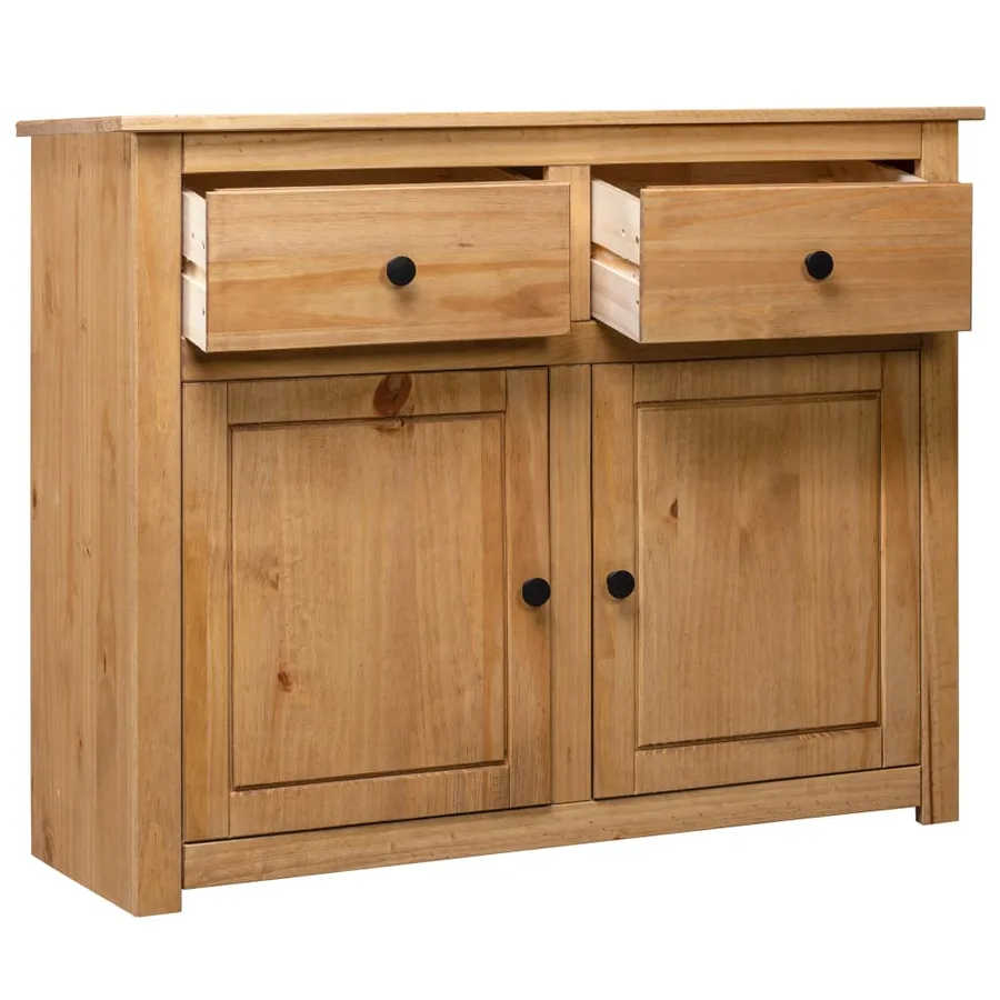 Buffet 93x40x80 cm Pin solide Assortiment Panama - 3