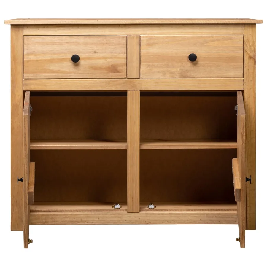 Buffet 93x40x80 cm Pin solide Assortiment Panama - 4