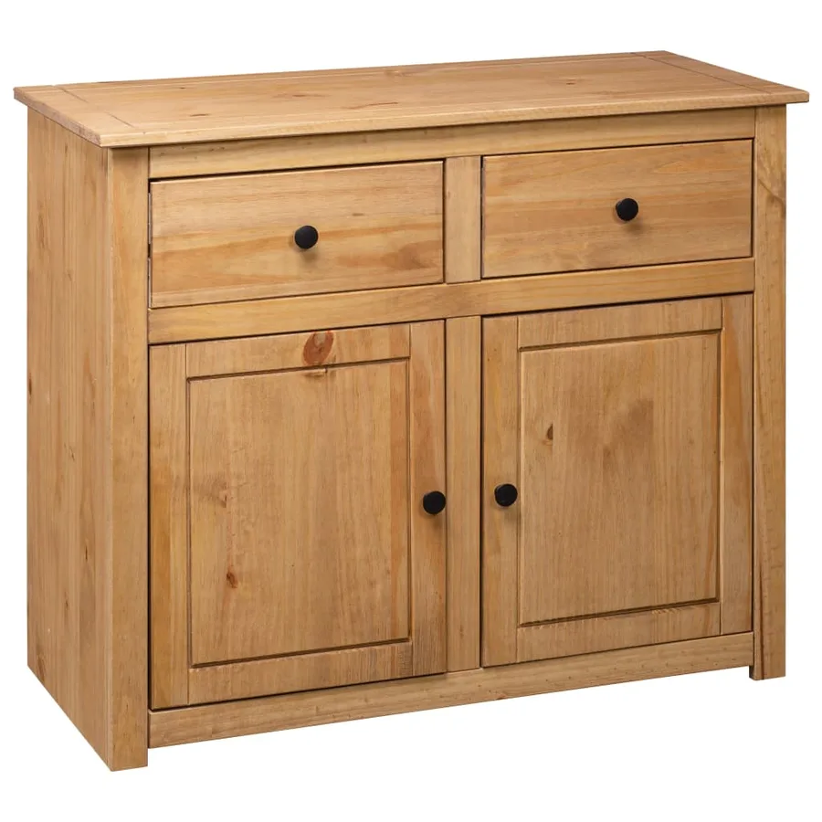 Buffet 93x40x80 cm Pin solide Assortiment Panama - 5