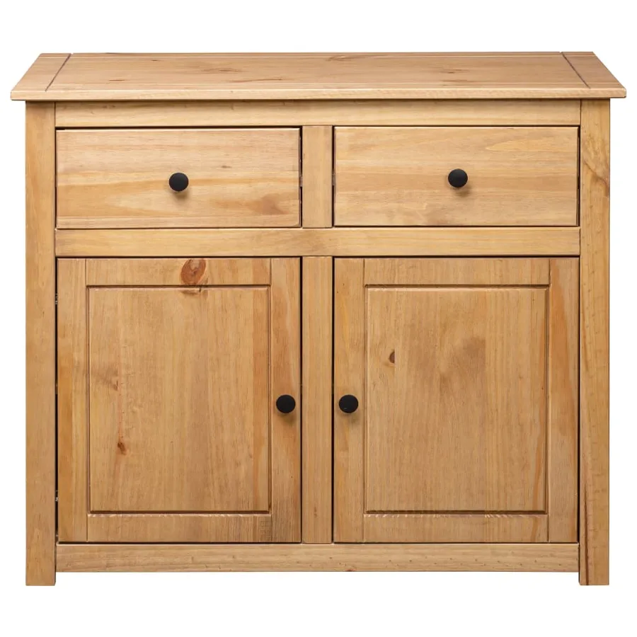 Buffet 93x40x80 cm Pin solide Assortiment Panama - 6