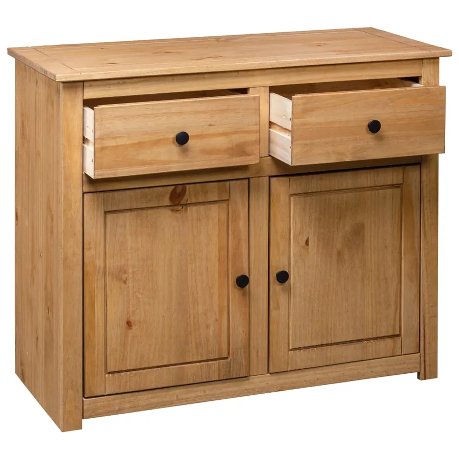 Buffet 93x40x80 cm Pin solide Assortiment Panama - 7