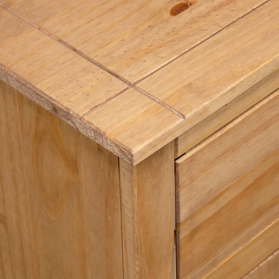 Buffet 93x40x80 cm Pin solide Assortiment Panama - 8