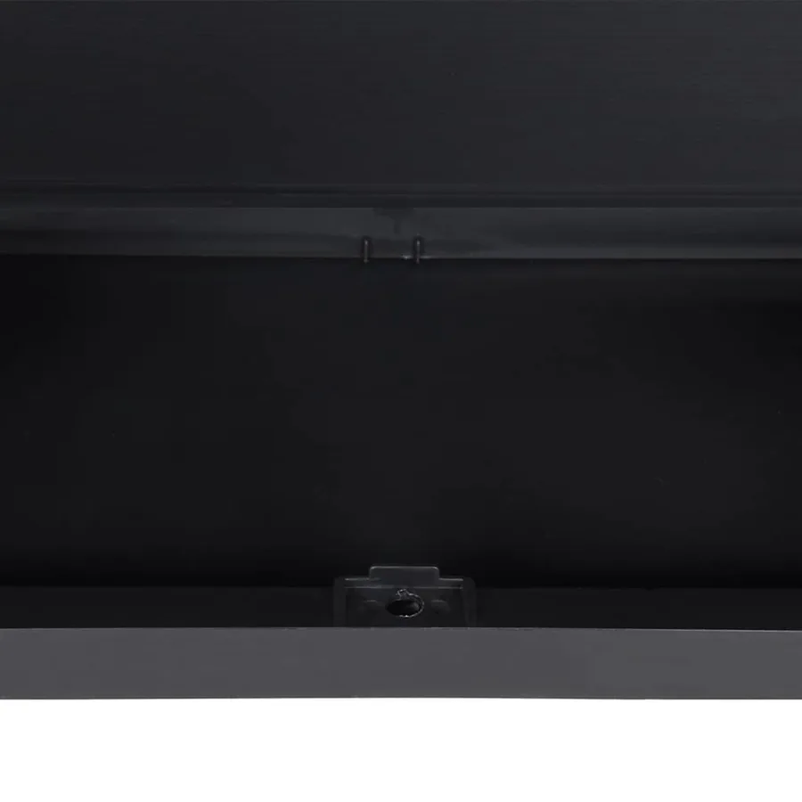 Armoire de rangement d'extérieur noir 97x37x165 cm PP - 11
