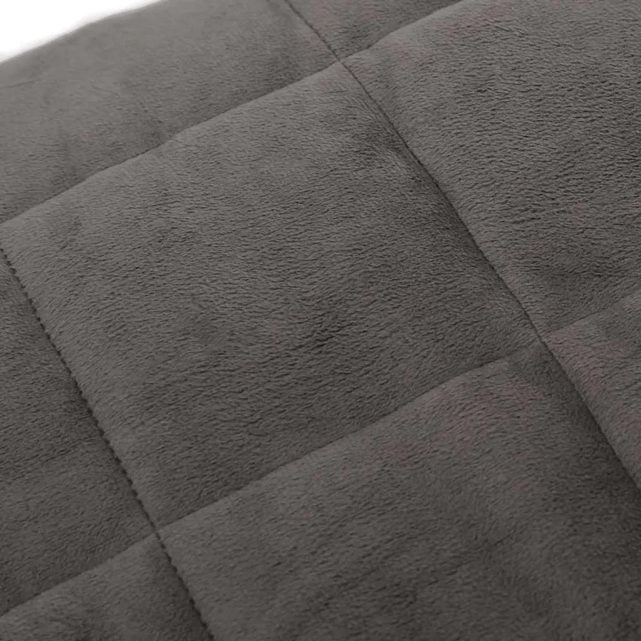 Couverture lestée Gris 220x240 cm 11 kg Tissu - 4