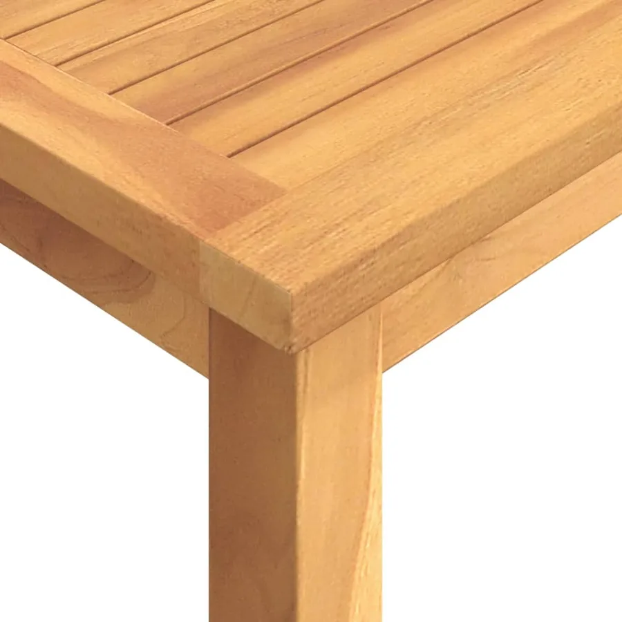 Ensemble à manger de jardin 7 pcs Bois de teck solide - 10