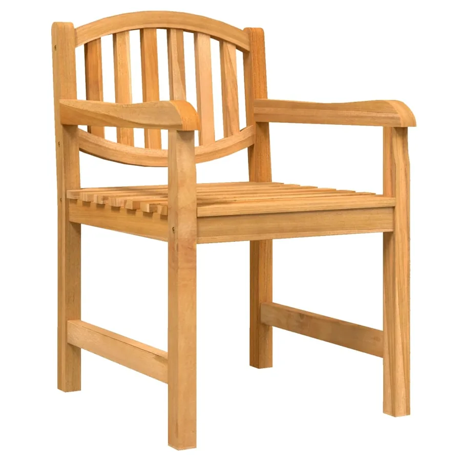 Ensemble à manger de jardin 7 pcs Bois de teck solide - 4