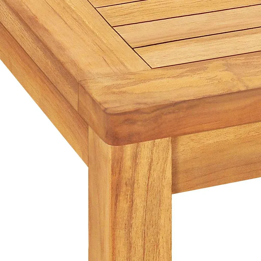 Ensemble à manger de jardin 7 pcs Bois de teck solide - 10