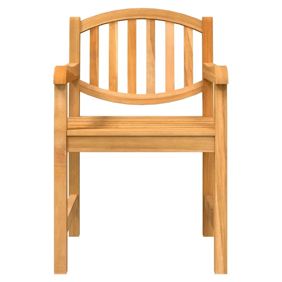 Ensemble à manger de jardin 3 pcs Bois de teck massif - 5