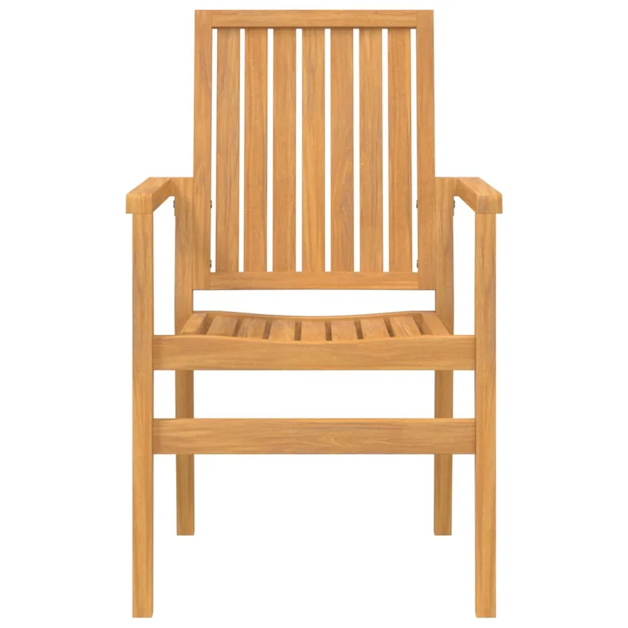 Ensemble à manger de jardin 7 pcs Bois de teck solide - 5