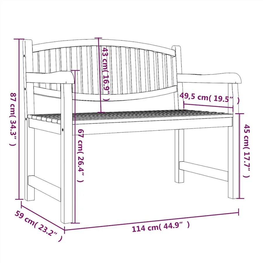 Ensemble à manger de jardin 3 pcs Bois de teck massif - 10