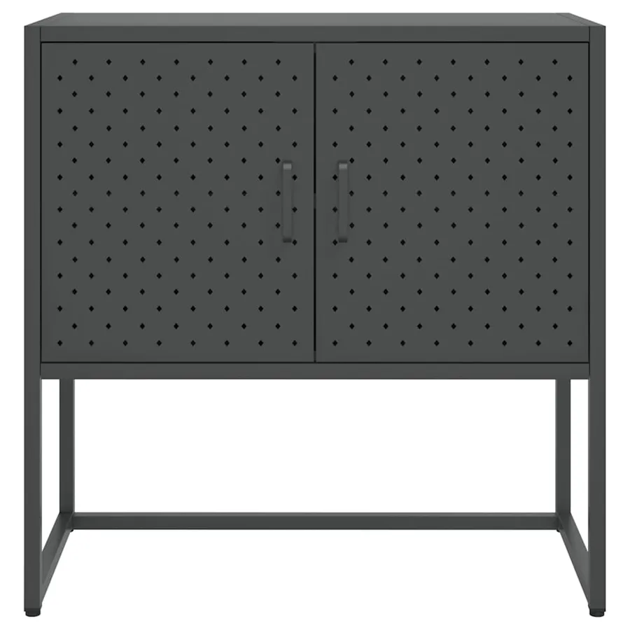 Buffet Anthracite 75x35x75 cm Acier - 5