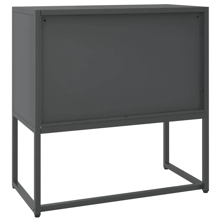 Buffet Anthracite 75x35x75 cm Acier - 7