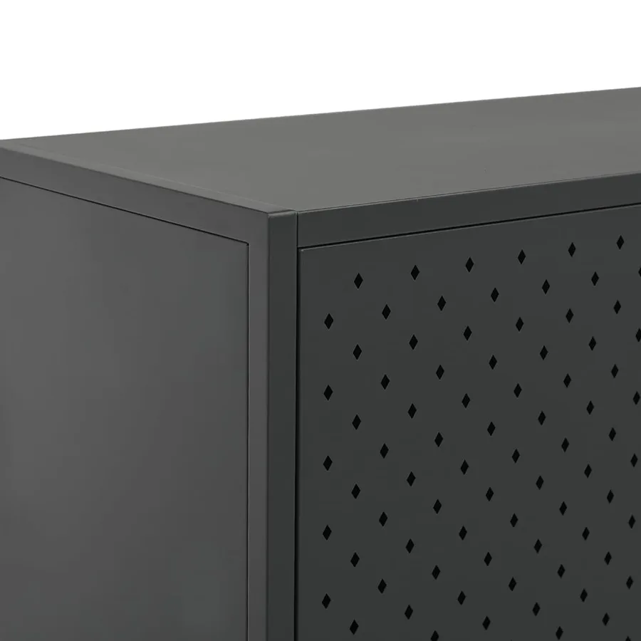 Buffet Anthracite 75x35x75 cm Acier - 8